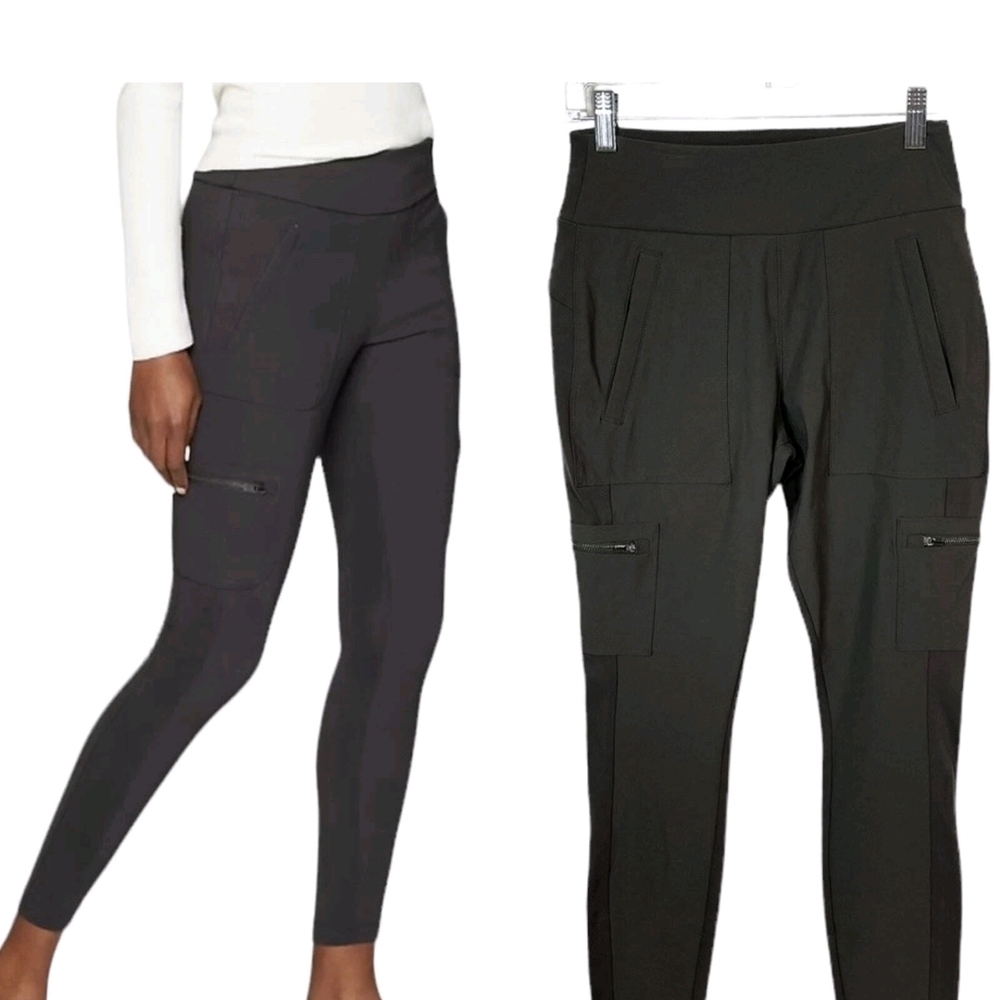 Athleta Black Leggings Sleek Streamlined Fit